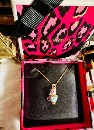 Charm Juicy Couture – Chien blanc dans tasse bleue – Émail & zirconium – Vintage rare, brand: Juicy Couture, condition: Very good, €45.00, €47.95 includes Buyer Protection Pro