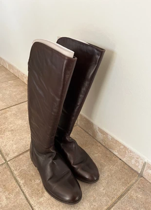 Bottes en cuir marron, marque: pas de marque, état: Très bon état, taille: 38, 10,00 €, 11,20 € Protection acheteurs incluse