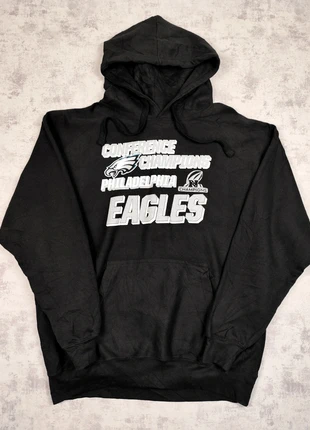 sweat à capuche philadelphia eagles nfl champions 2xl mill-tex noir, brand: Vintage Dressing, condition: Very good, size: XXL, €15.00, €16.45 includes Buyer Protection