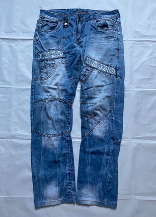 Kosmo Lupo distressed y2k punk baggy jeans pants, brand: Kosmo Lupo, condizioni: Ottime, taglia: IT 44 | W34, €70.00, €74.20 include la Protezione acquisti