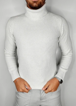 Pull col roulé maille blanche épais H&M T.XS, marque: H&M, état: Très bon état, taille: XS, 12,00 €, 13,30 € Protection acheteurs (Pro) incluse