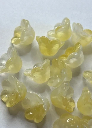 A700, lot de 32 perles fleurs en verre tchèque, staat: Nieuw zonder prijskaartje, € 4,20, € 5,11 inclusief Kopersbescherming Pro