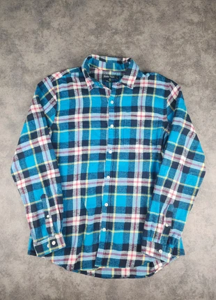 Chemise à carreaux en flanelle River trail - Bleu et blanc - Taille L, marca: Vintage Dressing, estado: Muy bueno, tamaño: L, 10,00 €, 11,20 € Protección al comprador incluida