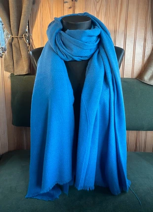 Écharpe Laine Cachemire Bleu Jean, marque: Cachemire, état: Très bon état, 15,00 €, 16,45 € Protection acheteurs (Pro) incluse