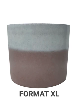 Oh Green - Gros pot en terre cuite - taupe / blanc XL, marque: oh Green, état: Très bon état, 17,00 €, 18,55 € Protection acheteurs incluse