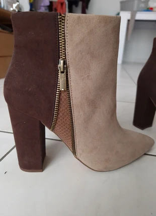 Bottines bicolore en suédine, brand: JustFab, condition: New without tags, size: 41.5, €22.00, €23.80 includes Buyer Protection