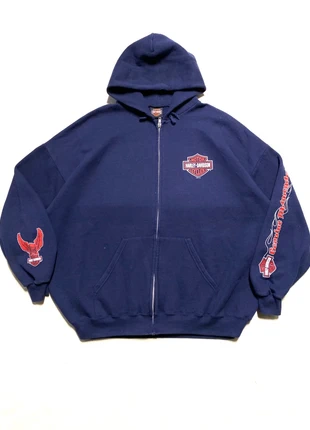 💫vintage y2k year 2007 Harley davidson Genuine motorcycle Carlton Mantua Ohio zip up hoodie💫(TB81), marque: Harley Davidson, état: Très bon état, taille: XL, 44,99 €, 47,94 € Protection acheteurs (Pro) incluse