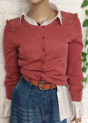 Cárdigan punto vintage boho mexx teja, marque: Mexx, état: Très bon état, taille: S / 36 / 8, 12,90 €, 14,25 € Protection acheteurs incluse