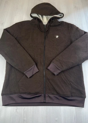 Veste Polaire à Capuche Rembourré Marron Beverly Hills Polo Club Taille L, marca: Beverly Hills Polo Club, estado: Muito bom, tamanho: L, €20.00, €21.70 inclui Proteção do Comprador Pro
