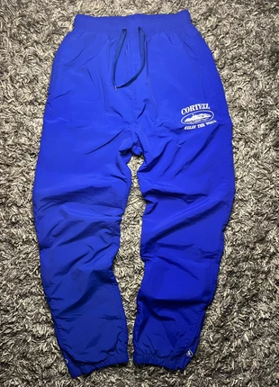 Pantalon De Survêtement/Jogging Corteiz | Taille M Hommes | Bleu Logo Brodé, brand: Corteiz, condition: Very good, size: M, €39.99, €42.69 includes Buyer Protection