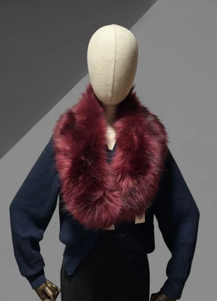 Cuello pelo sintético de color granate, marque: XF cuello pelo sintético, état: Très bon état, 12,00 €, 13,30 € Protection acheteurs incluse
