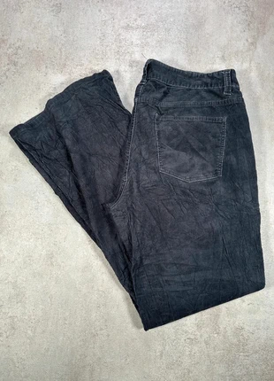 Pantalon Vintage En Velours Côtelé / Corduroy Talbots bleu-nuit droit froissé taille 12, brand: Vintage Dressing, condition: Very good, size: XL / 42 / 14, €13.00, €14.35 includes Buyer Protection Pro