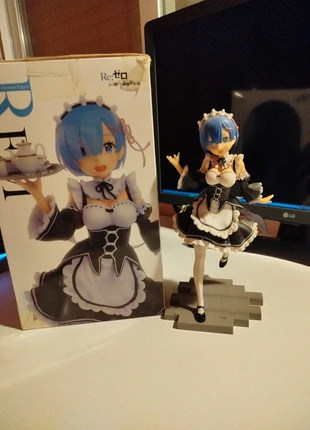 Figura Rem – Re:Zero con accesorios – versión no original, marque: Local, état: Bon état, taille: Prématuré, jusqu'à 44cm, 8,95 €, 10,10 € Protection acheteurs incluse