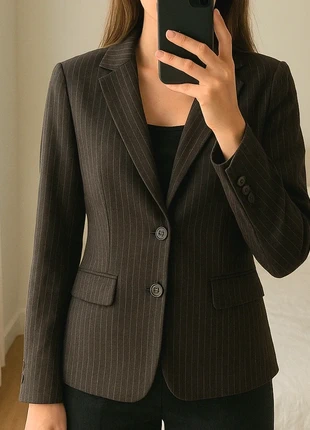 Blazer chic rayé H&M Taille 40, marca: H&M, estado: Muito bom, tamanho: L / 40 / 12, €15.00, €16.45 inclui Proteção do Comprador Pro