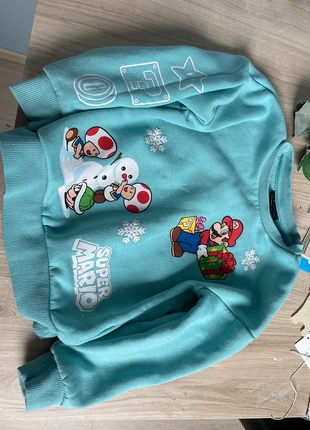 Super Mario kerst trui 116, marque: Super Mario, état: Bon état, taille: 6 ans / 116 cm, 1,00 €, 1,75 € Protection acheteurs incluse