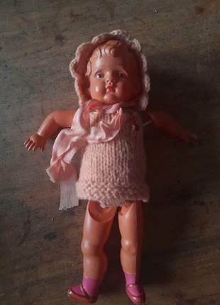 Petite poupée ancienne, marque: SS, état: Très bon état, taille: Prématuré, jusqu'à 44cm, 20,00 €, 21,70 € Protection acheteurs incluse