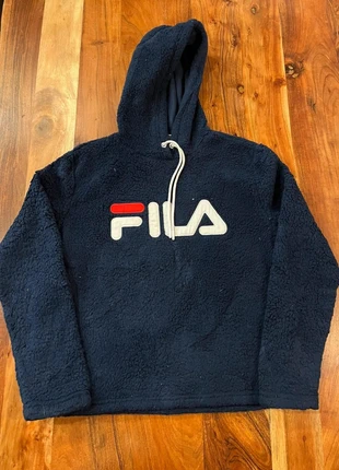 Pull Polaire Fila Brode Vintage Capuche Fleece Hiver Marine Chaud L, marque: Marine, état: Très bon état, taille: L / 40 / 12, 9,90 €, 11,10 € Protection acheteurs (Pro) incluse