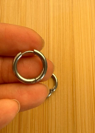 Orecchini cerchi acciaio nuovi, estado: Nuevo sin etiquetas, 12,00 €, 13,30 € Protección al comprador incluida