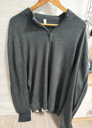 Jersey Básico TEX Hombre Gris Oscuro, Cuello Cremallera (Zip), Talla 3XL, merk: TEX, staat: Nieuw zonder prijskaartje, maat: XXXL, € 2,80, € 3,64 inclusief Kopersbescherming