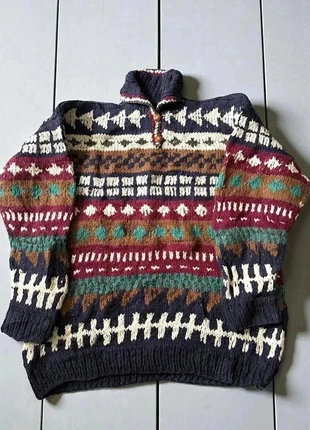 Pull en laine fait à la main – Signature Imports Equateur taille XL, marke: Signature imports, zustand: Sehr gut, größe: XL, 48,00 €, 51,10 € inklusive Vinted-Käuferschutz