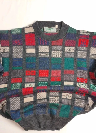 Retro Vintage Coogi Knitt Sweater 100% Lane-Super Limited Edition, marca: Vintage Dressing, estado: Muito bom, tamanho: M, €36.95, €39.50 inclui Proteção do Comprador