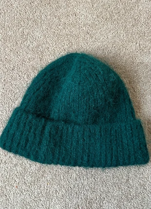 Next Dark Green Wool-Blend Beanie Hat – One Size | Forest Green Knit, brand: Next, condition: Good, size: One size, £5.00, £5.95 includes Buyer Protection