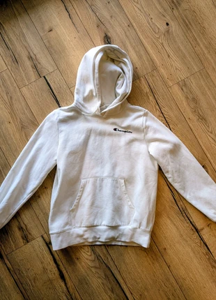 Hoodie Champion blanc brodé M homme mujer unisex sweat vintage streetwear classique, marca: Champion, estado: Muy bueno, tamaño: M, 10,00 €, 11,20 € Protección al comprador incluida