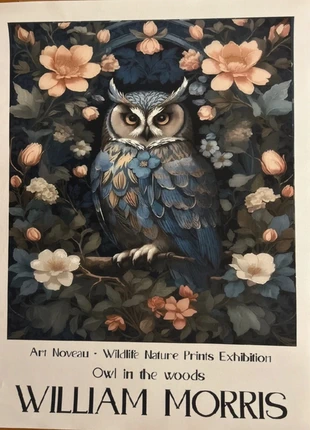 Affiche abstraite sur toile, marca: William Morris, estado: Muito bom, €8.50, €9.63 inclui Proteção do Comprador