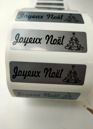 Étiquettes autocollantes Joyeux Noël, marque: Noël, état: Neuf sans étiquette, 1,90 €, 2,70 € Protection acheteurs incluse