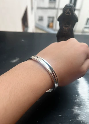 Bracelet 100% argent véritable, élégant et intemporel, marque: Argent, état: Neuf sans étiquette, 14,40 €, 15,82 € Protection acheteurs incluse