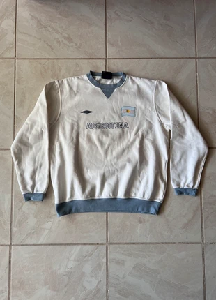 Sweat Umbro Argentina Vintage Blanc / Bleu Ciel L, marque: Umbro, état: Très bon état, taille: L, 41,00 €, 43,75 € Protection acheteurs incluse