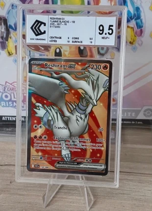 Reshiram Ex 158/086 CCC 9.5, marque: Pokémon, état: Neuf sans étiquette, 35,00 €, 37,45 € Protection acheteurs incluse