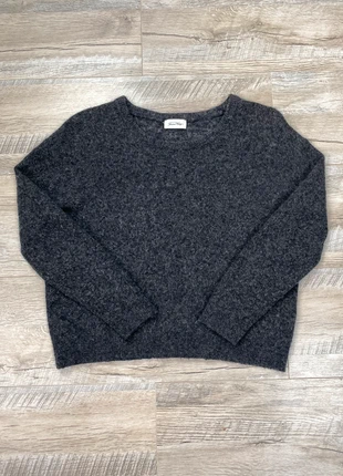 Sweat Pull d'Hiver American Vintage XS Femme Gris Foncé Noir Laine Chaud Warm Winterwear Hiver, brand: American Vintage, condition: Very good, size: XS / 34 / 6, €55.00, €58.45 includes Buyer Protection