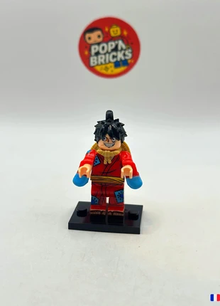 Figurine type LEGO – Monkey D. Luffy – One Piece – Arc Wano – Tenue Kimono Rouge, brand: OnePiece, condition: Very good, size: Preemie, up to 44cm, €4.50, €5.43 includes Buyer Protection