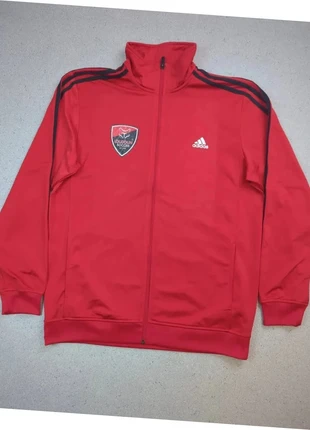 Veste de survêtement Adidas | Loudoun Soccer | Rouge vif 3-Stripes noires | Taille L Homme, marca: adidas, estado: Muy bueno, tamaño: L, 17,00 €, 18,55 € Protección al comprador Pro incluida