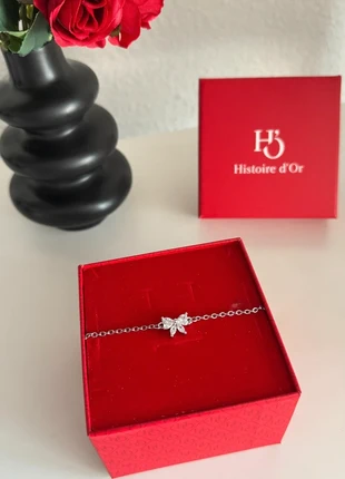 bracelet argenté maille noeuds papillon argent 925 diamant pierre précieuse acier inoxydable neuf, marque: histoire d'or, état: Très bon état, 16,00 €, 17,50 € Protection acheteurs (Pro) incluse