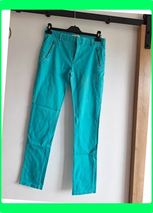36. Pantalon slim turquoise Camaïeu taille 42, brand: Camaïeu, condition: Very good, size: XL / 42 / 14, €4.00, €4.90 includes Buyer Protection Pro