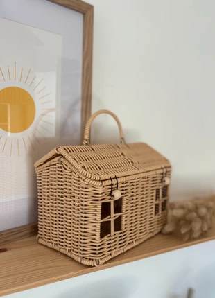 Panier de rangement en forme de maison, staat: Heel goed, € 18,00, € 19,60 inclusief Kopersbescherming