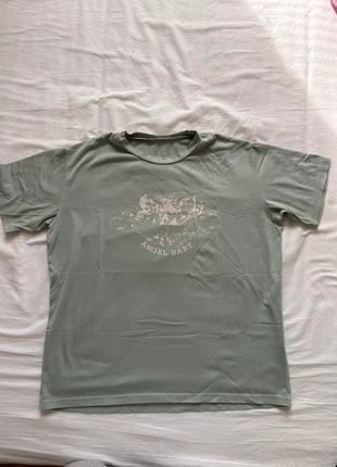 Oversized T-Shirt, minzgrün–salbeigrün, SHEIN, marke: Shein, zustand: Sehr gut, größe: S / 36 / 8, 1,00 €, 1,25 € inklusive Vinted-Käuferschutz