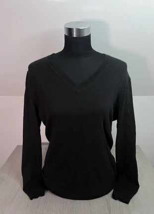 Tommy Hilfiger – Pull noir Col V Coton & Cachemire femme M | PTF-74, marque: Tommy Hilfiger, état: Bon état, taille: M / 38 / 10, 17,90 €, 19,50 € Protection acheteurs (Pro) incluse