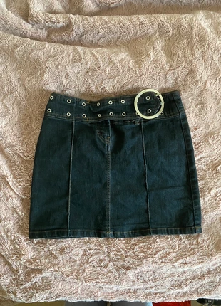 y2k denim mini skirt 💕, merk: New Look, staat: Heel goed, maat: XS / 34 / 6, € 8,00, € 9,10 inclusief Kopersbescherming