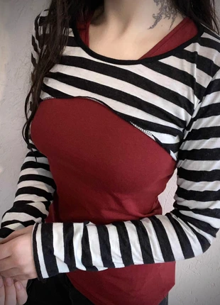 Top court bolero alt y2k, marque: Double Jeu, état: Très bon état, taille: S / 36 / 8, 9,99 €, 11,19 € Protection acheteurs incluse