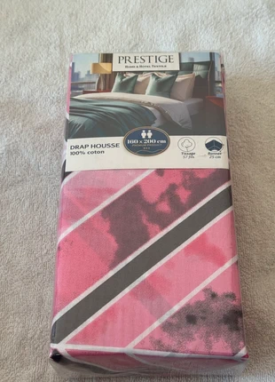 Drap housse 160x200 cm 100% coton – Prestige, merk: prestige, staat: Heel goed, maat: 160-170 x 190-200 cm, € 6,50, € 7,53 inclusief Kopersbescherming Pro