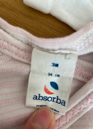 Body 3 mois, marque: Absorba, état: Bon état, taille: 3-6 mois / 62 cm, 1,00 €, 1,75 € Protection acheteurs incluse