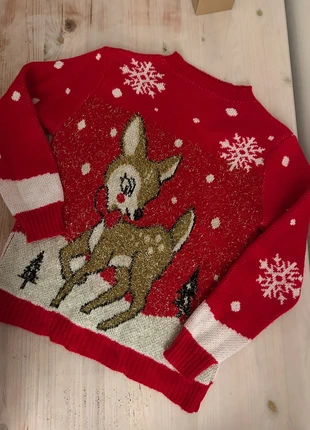 Maglione di Natale - vintage, brand: Vintage, condizioni: Nuovo senza cartellino, taglia: S / IT 40 / EU 36, €20.00, €21.70 include la Protezione acquisti