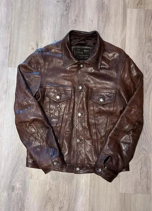 Malboro Classics | Blouson - Cuir - Genuine leather jacket - Vintage | Marron | taille L, brand: mcs, condition: Very good, size: L, €99.00, €104.65 includes Buyer Protection