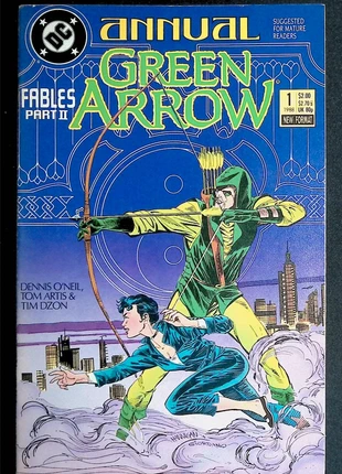 Green Arrow (1987 1st Series) Annual #1, staat: Heel goed, € 8,00, € 9,10 inclusief Kopersbescherming