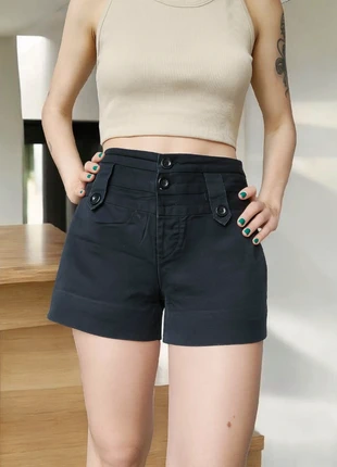 Short negro tiro alto Atmosphere, talla 38, marque: Atmosphere, état: Très bon état, taille: M / 38 / 10, 4,00 €, 4,90 € Protection acheteurs incluse