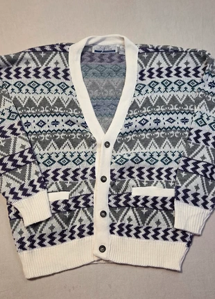 Vintage Club International Vest Geometrisch Patroon - Maat M, marque: Vintage Dressing, état: Très bon état, taille: M / 38 / 10, 18,00 €, 19,60 € Protection acheteurs incluse