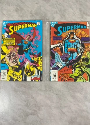 Lot 2 BD Superman vintage – Éditions Arédit / DC Comics – collector 1980s Vintage et rare, état: Très bon état, 32,00 €, 34,30 € Protection acheteurs (Pro) incluse